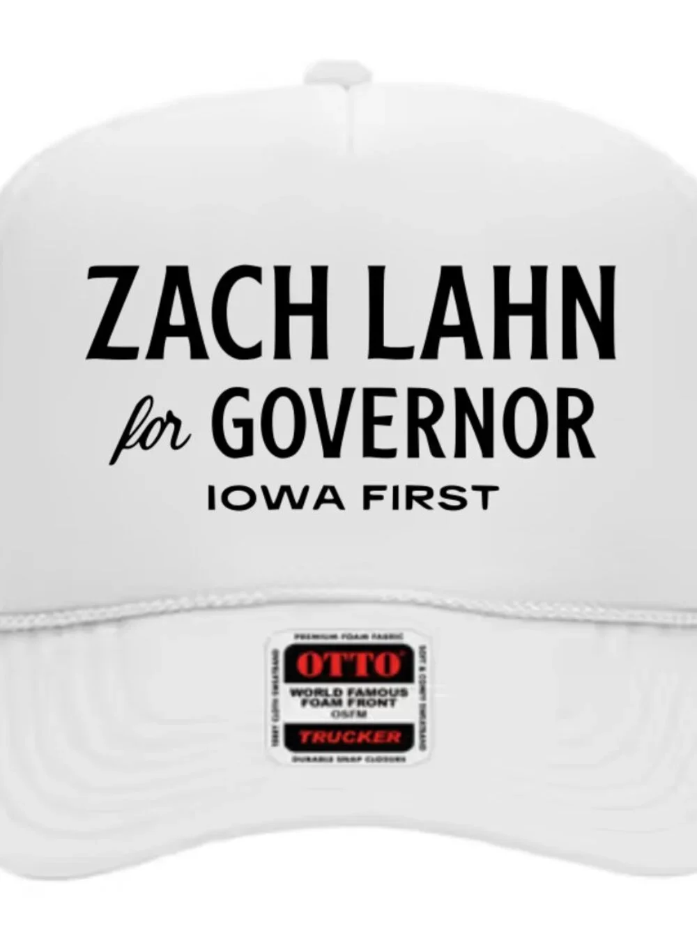 NEW - Zach Lahn Hat - Zach Lahn for Governor Iowa First